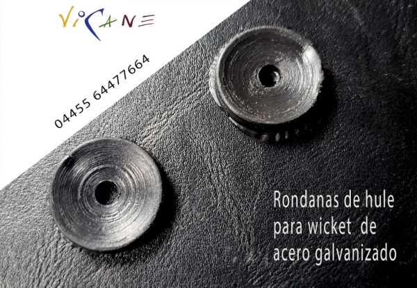 arandela plana rondanas de hule para wicket de acero galvanizado Vicane